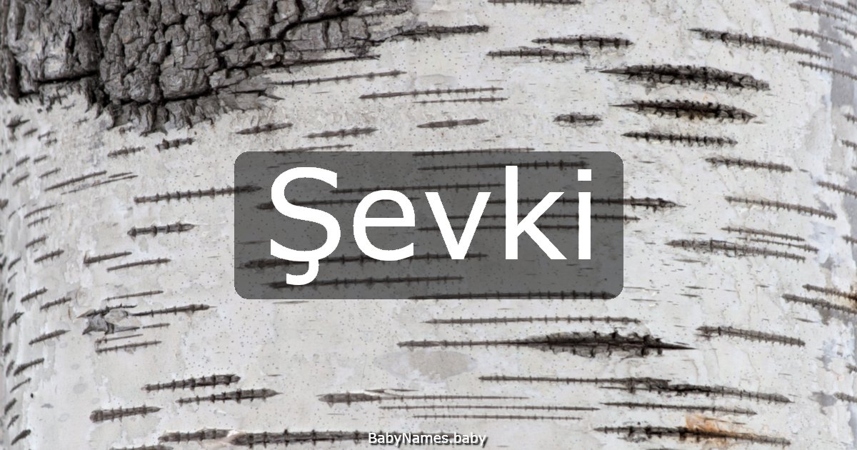 Şevki