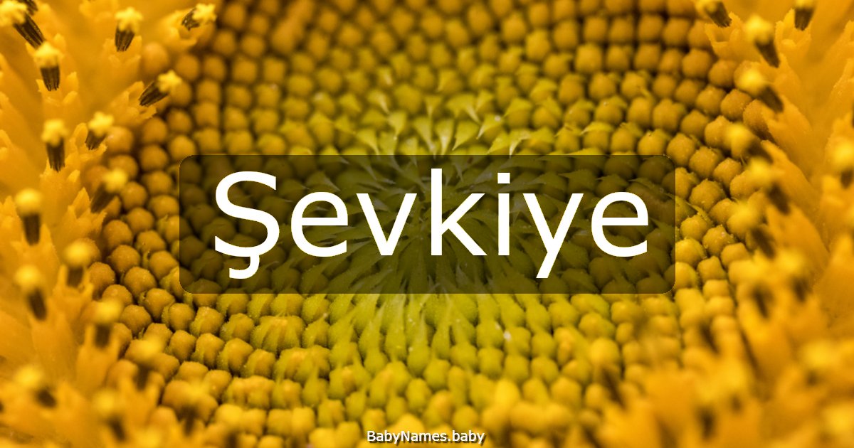 Şevkiye