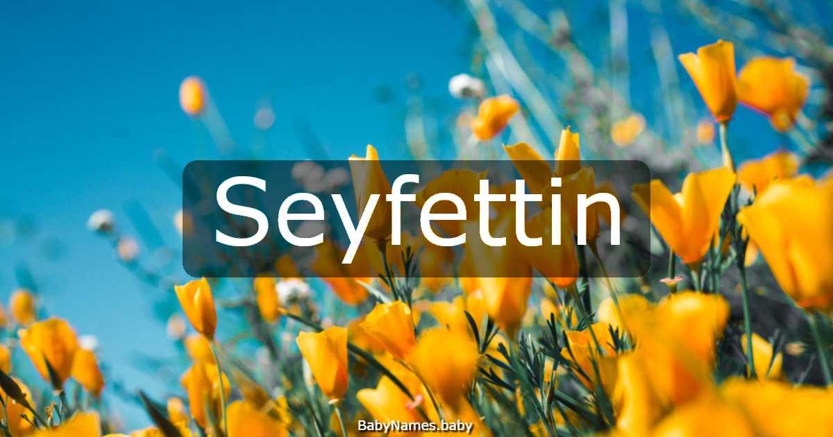 Seyfettin