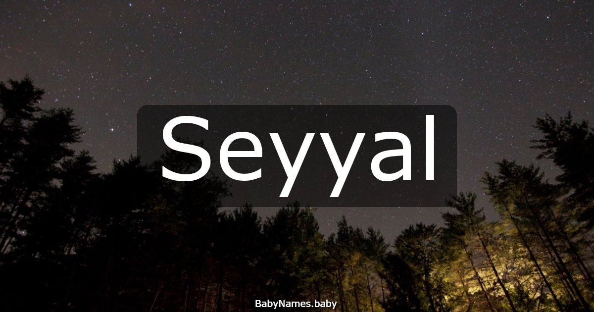 Seyyal