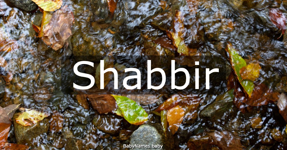 Shabbir