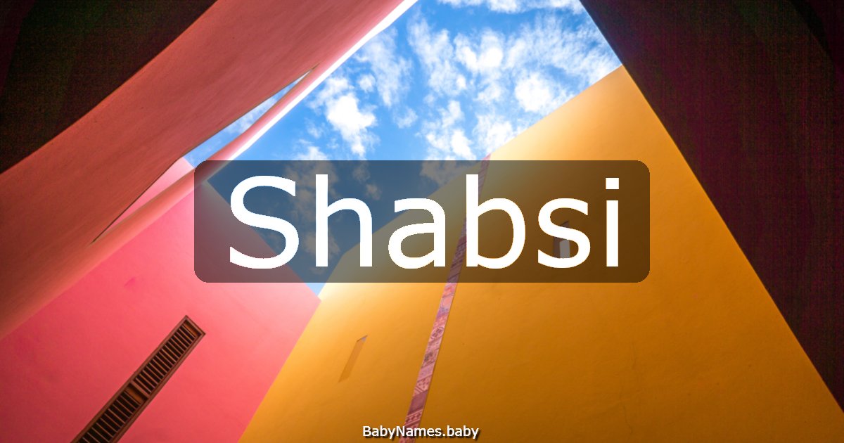 Shabsi
