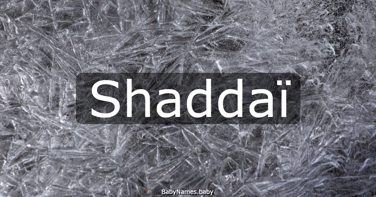 Shaddaï