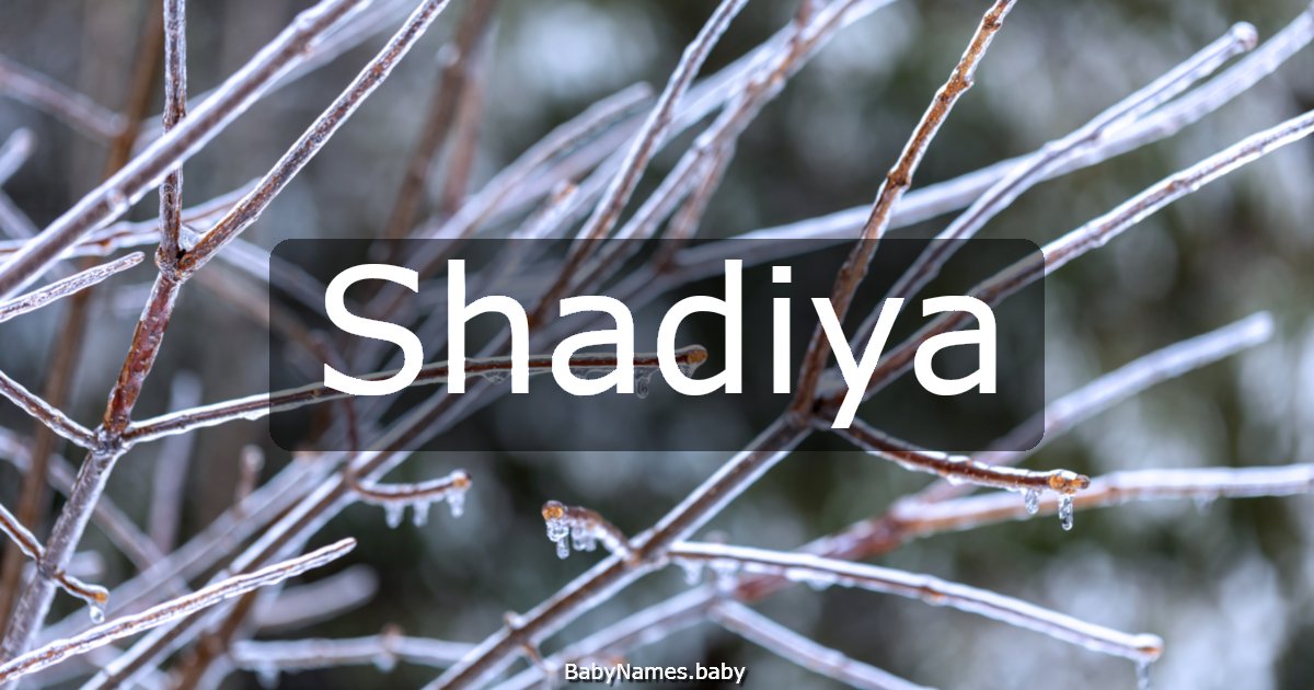 Shadiya