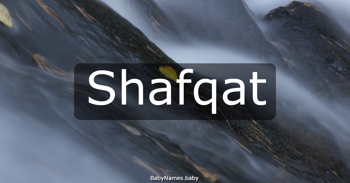 Shafqat