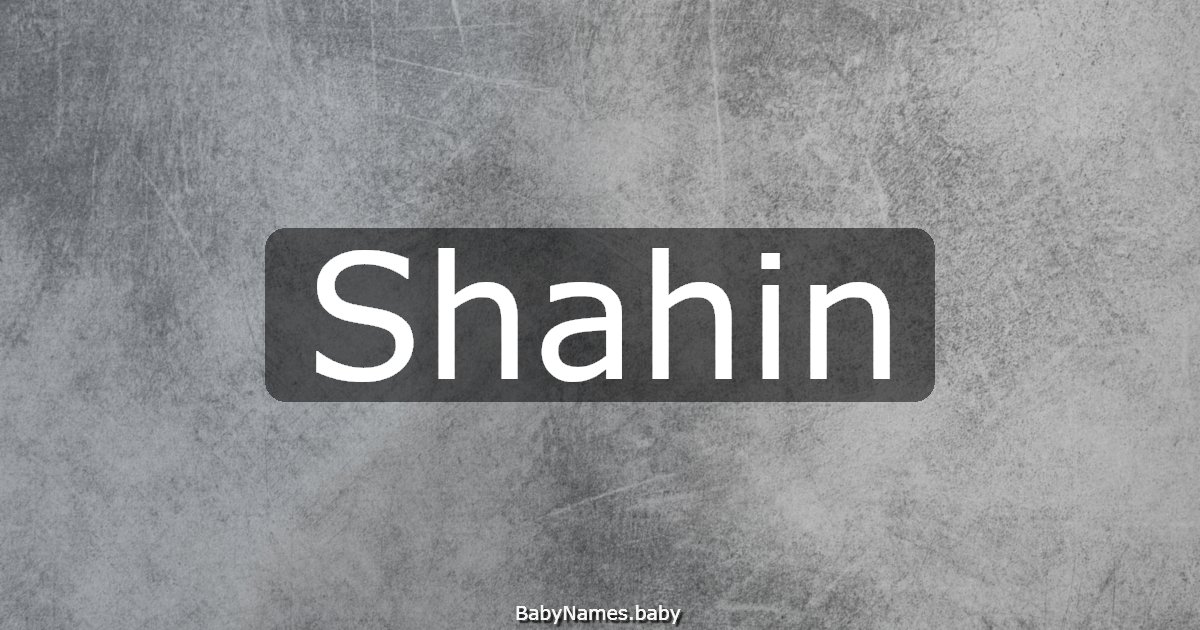 Shahin