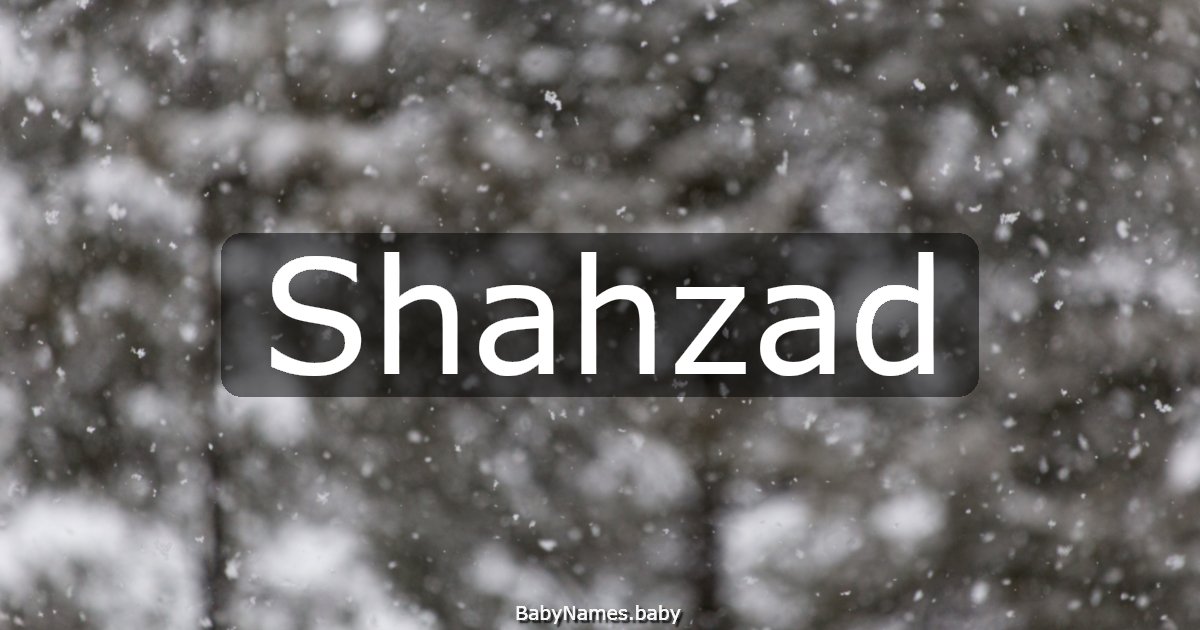 Shahzad