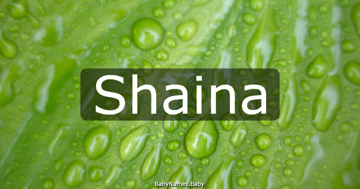 Shaina