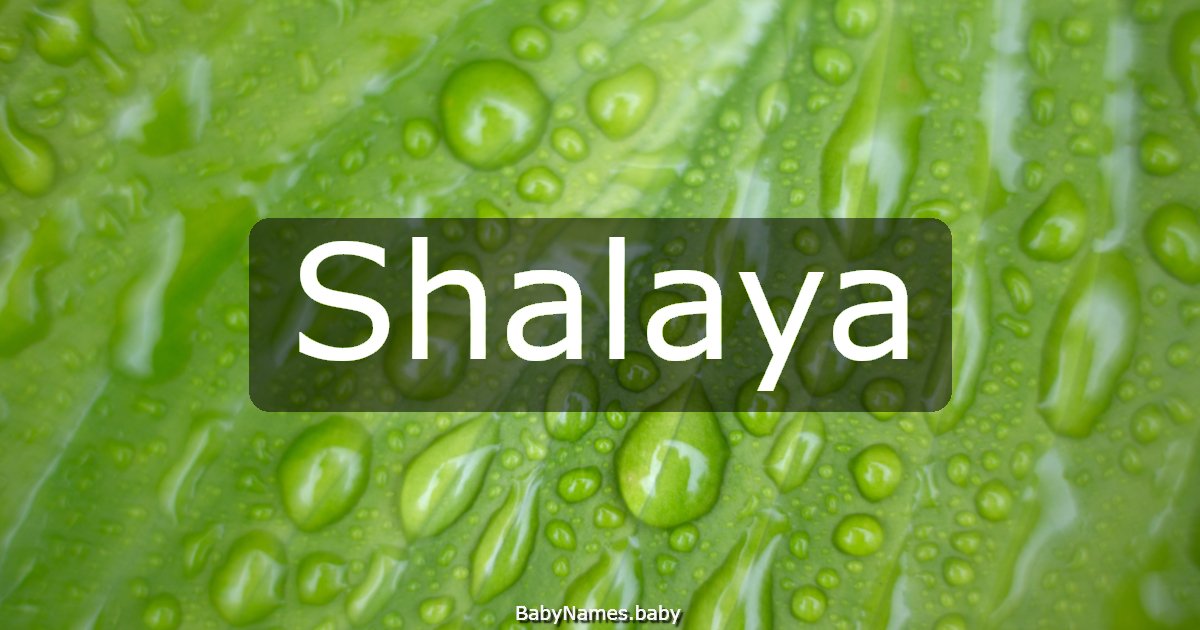 Shalaya