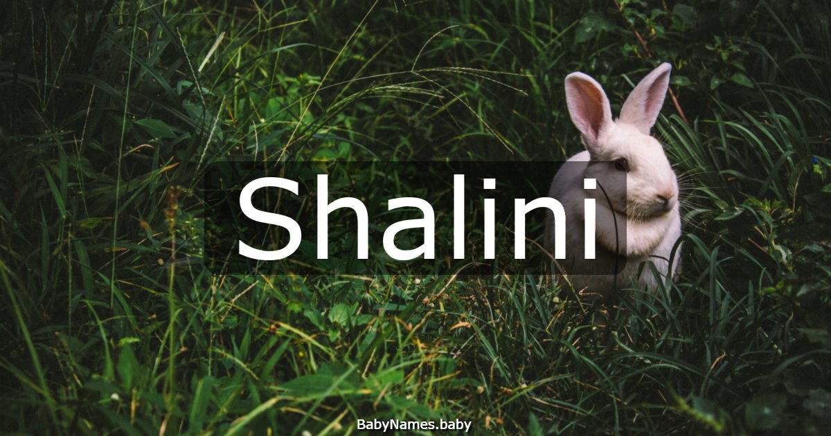 Shalini