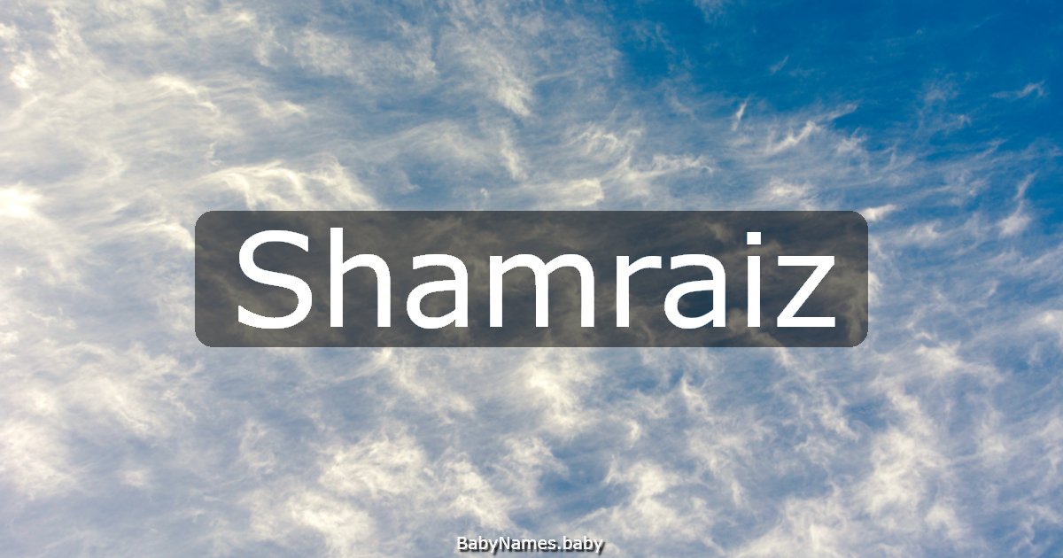 Shamraiz