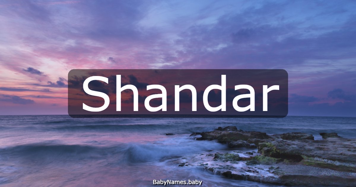 Shandar