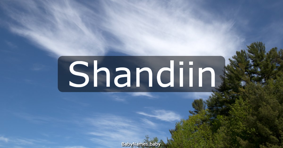 Shandiin