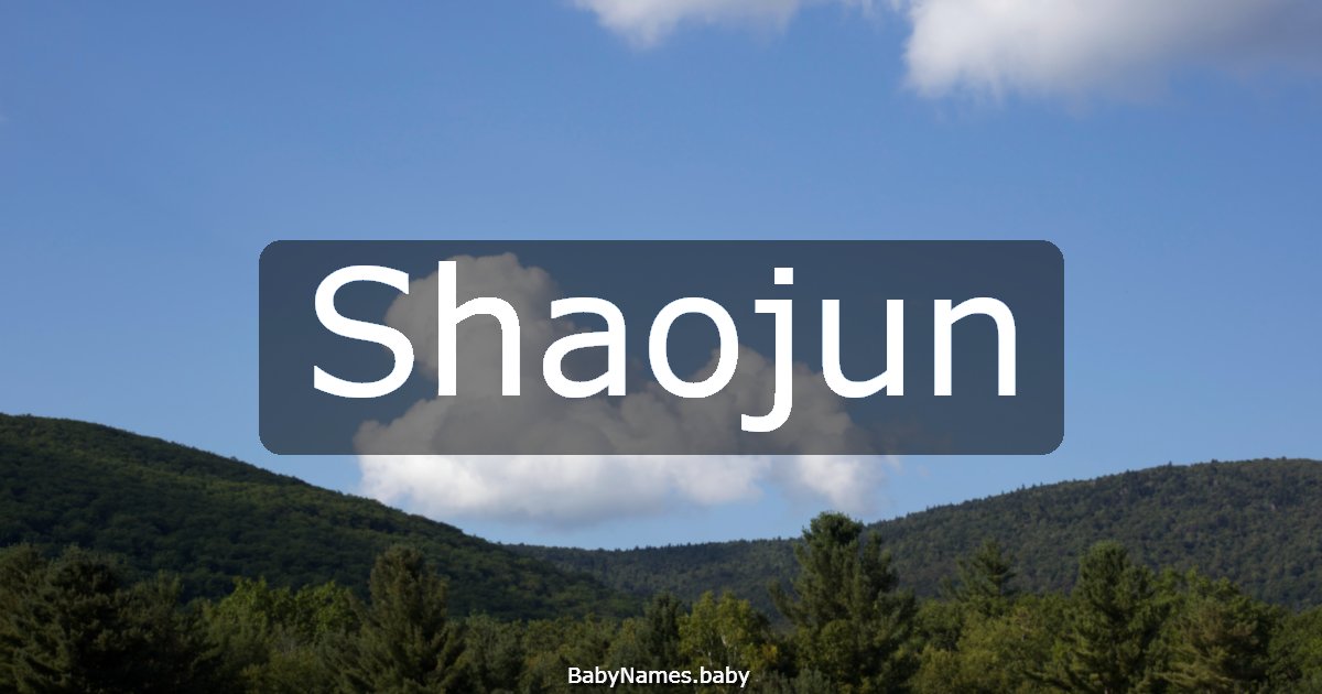 Shaojun