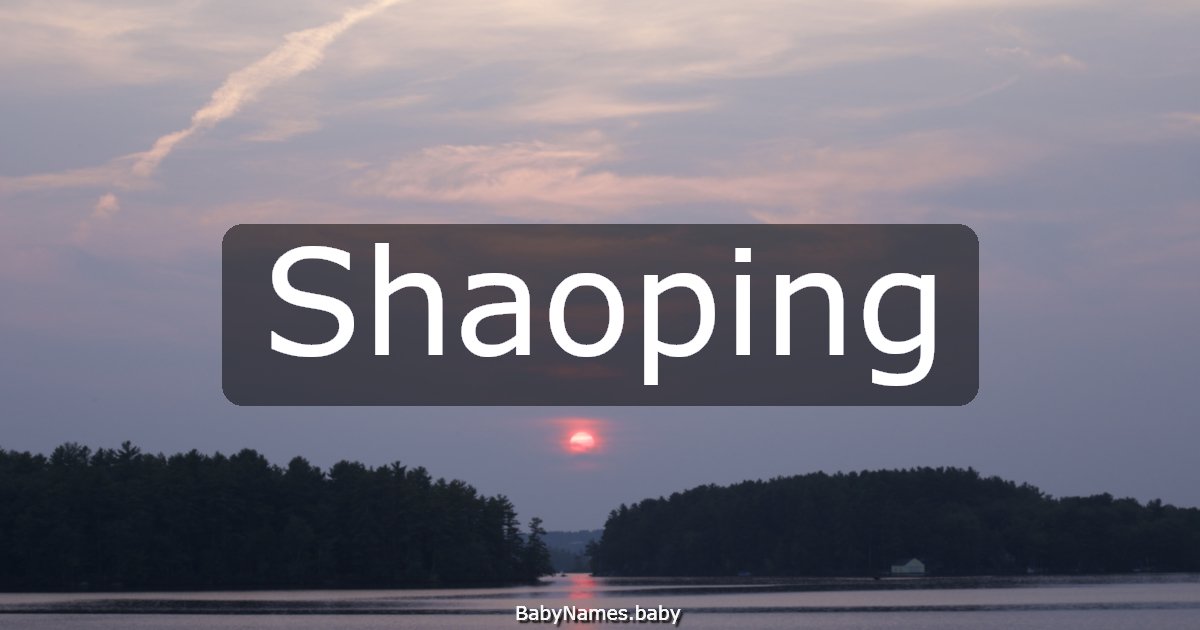 Shaoping
