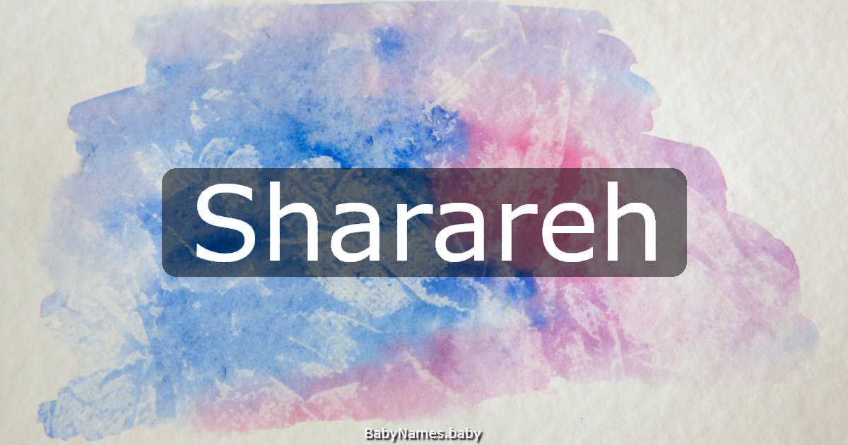 Sharareh
