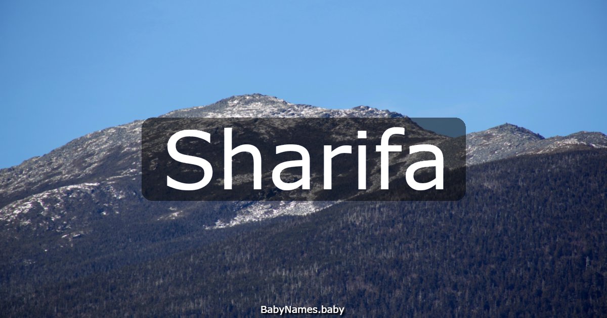 Sharifa