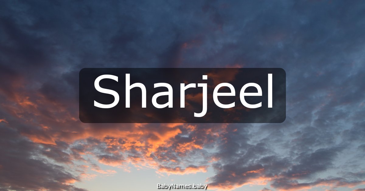 Sharjeel