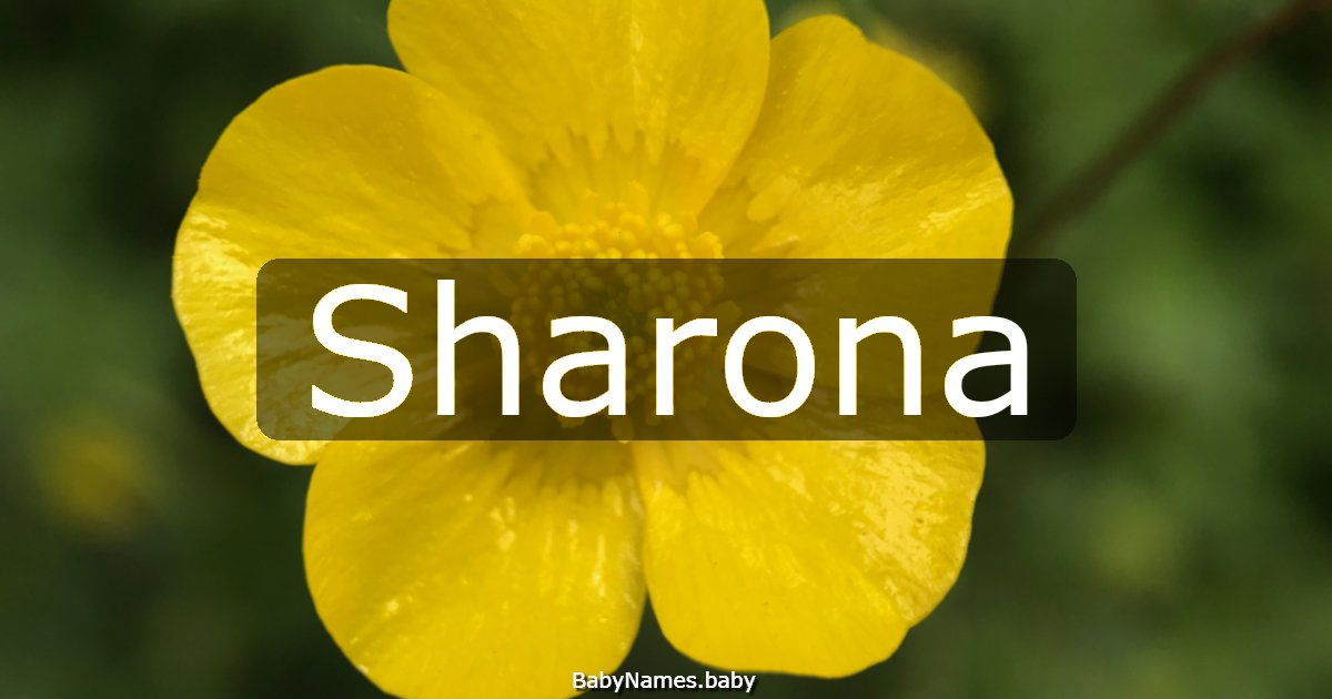 Sharona