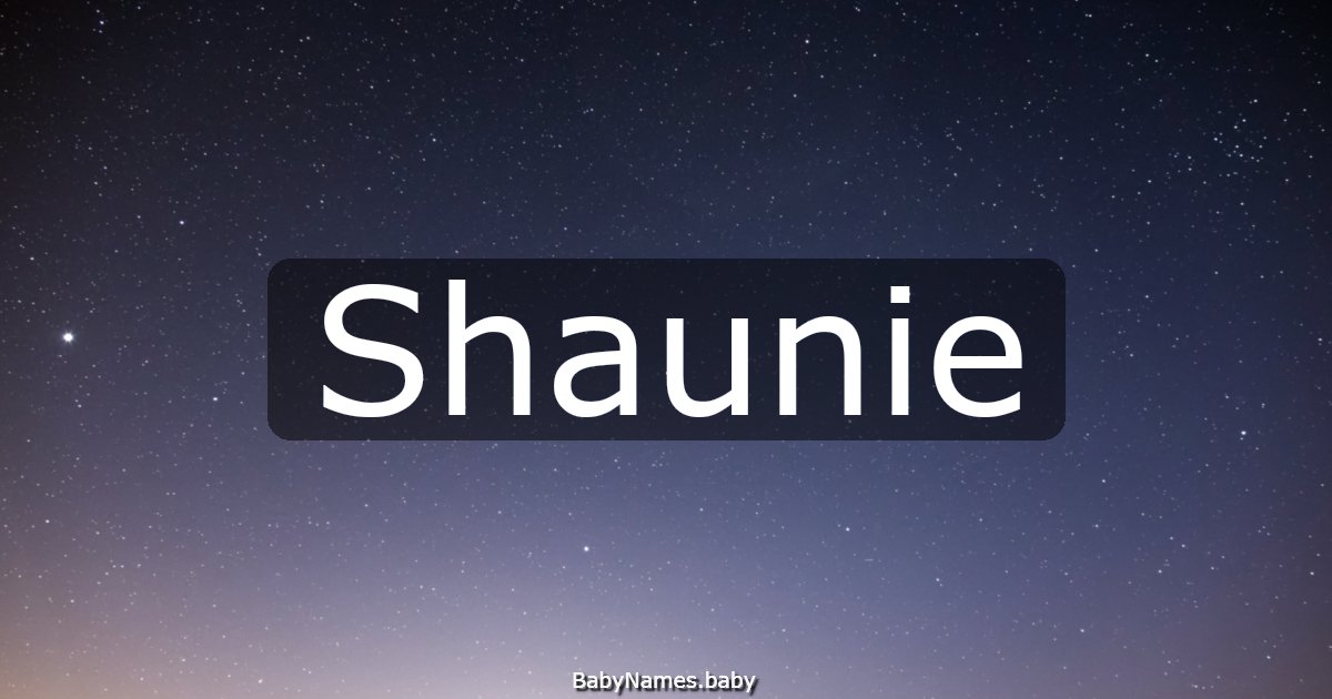 Shaunie