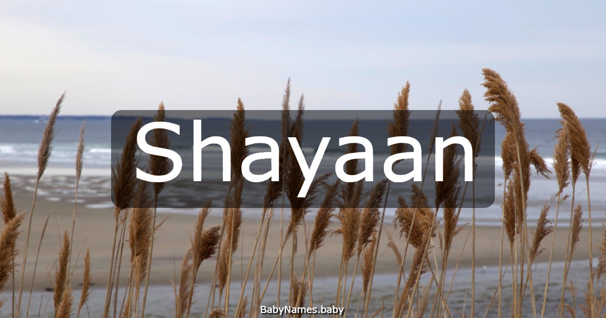 Shayaan