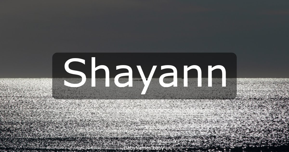 Shayann