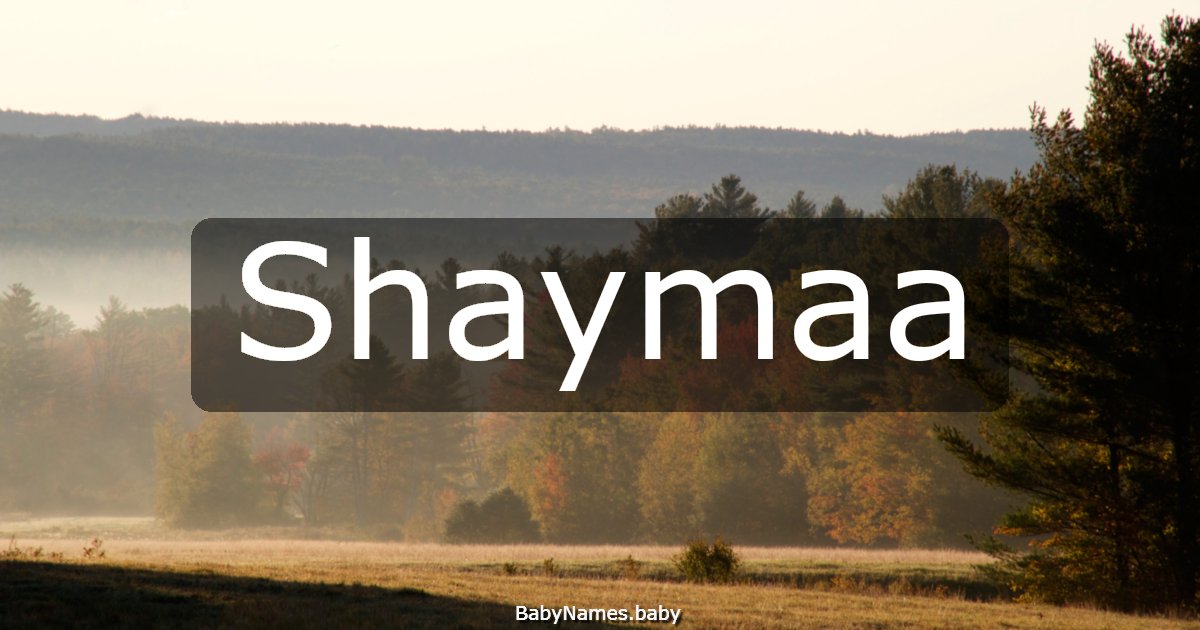 Shaymaa