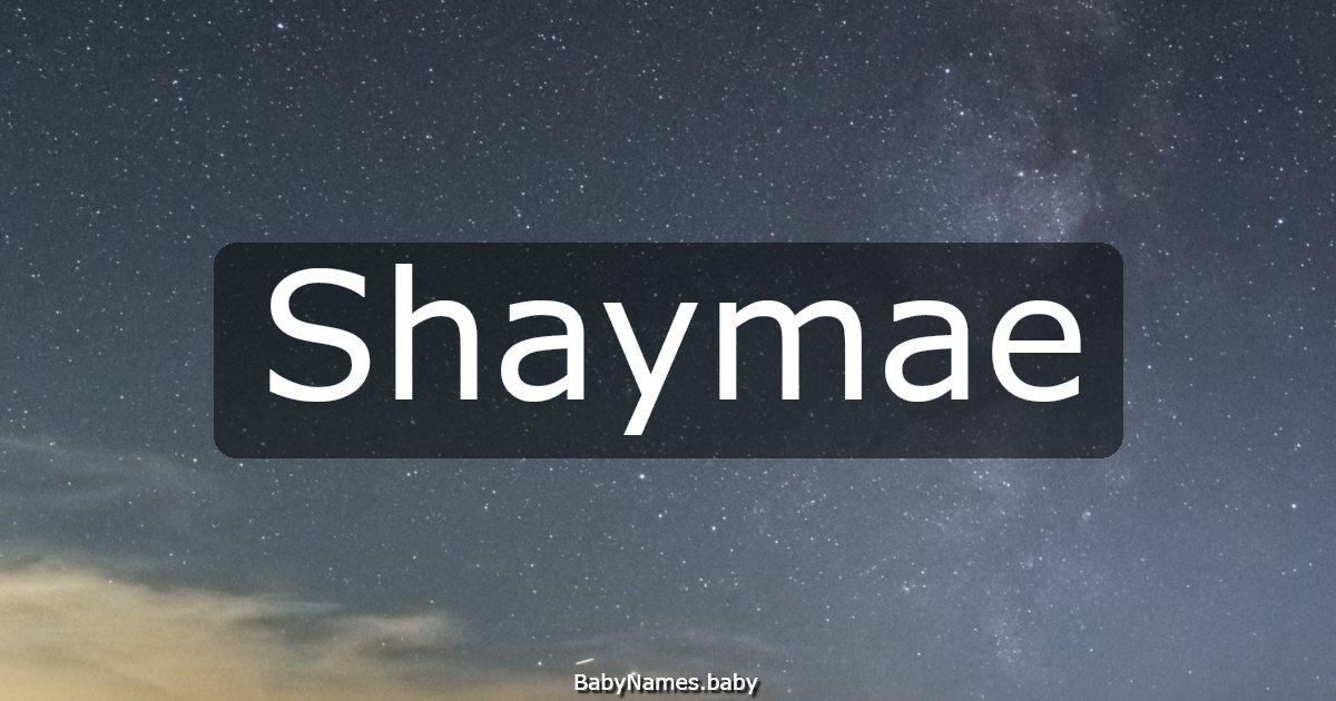 Shaymae