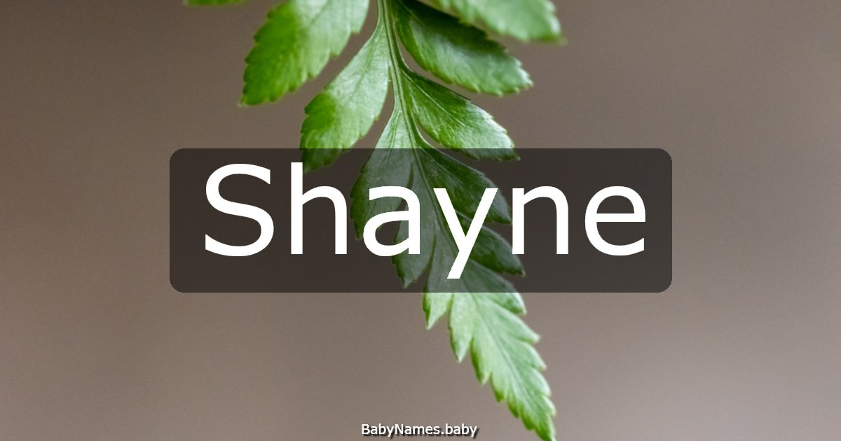 Shayne