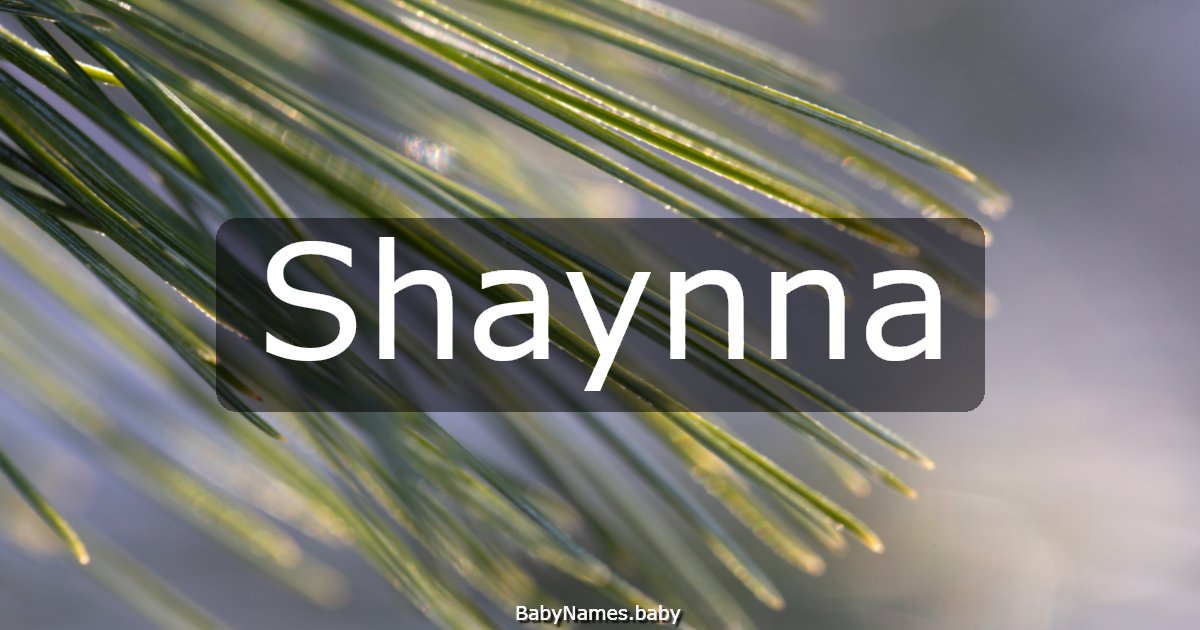 Shaynna