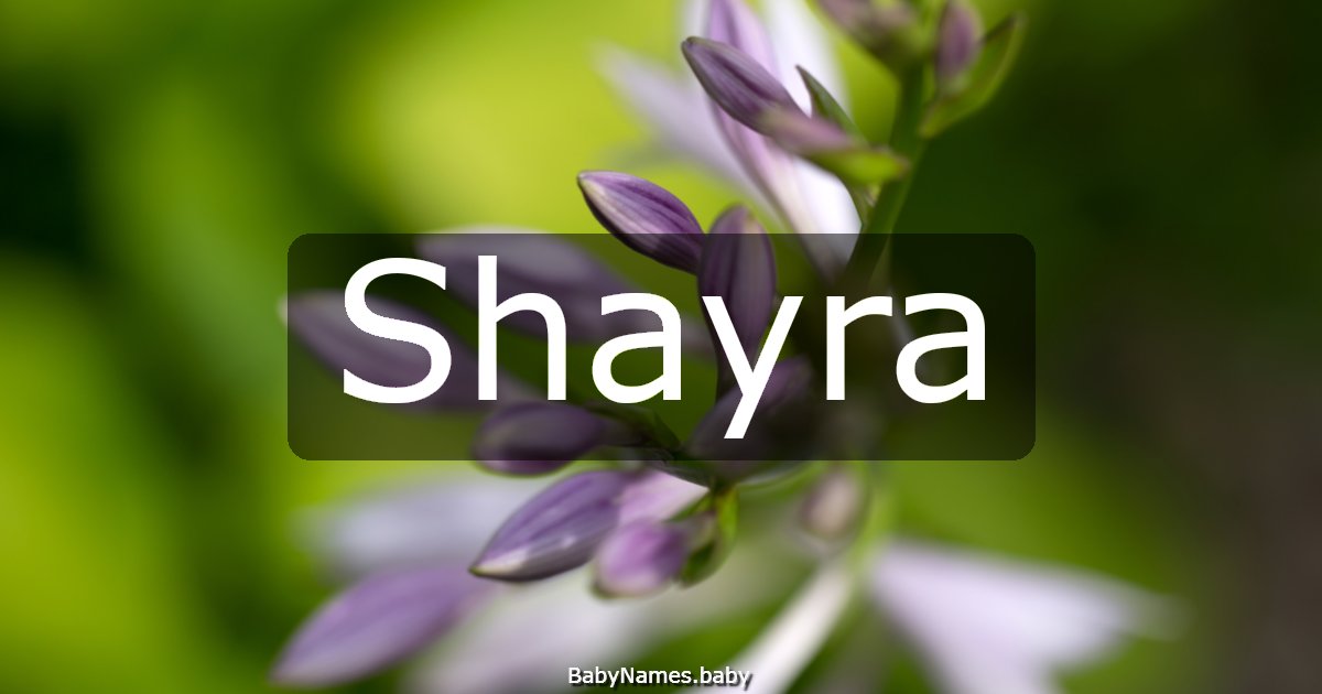 Shayra