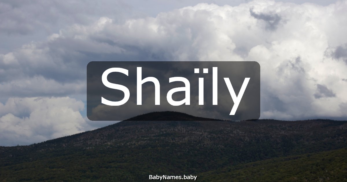 Shaïly