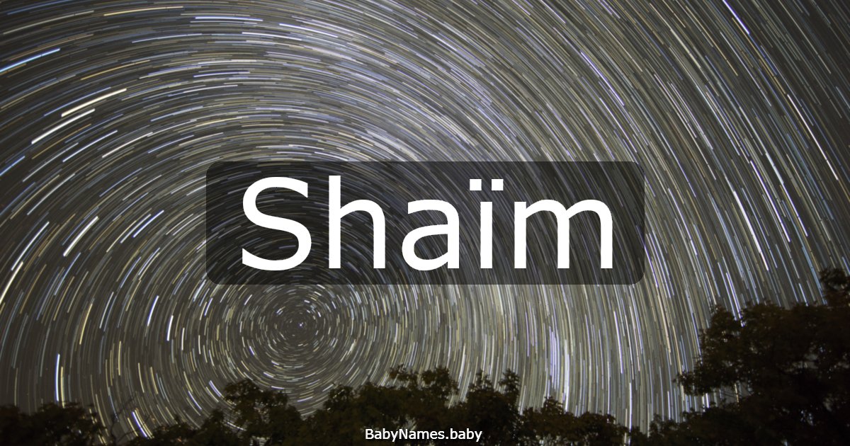 Shaïm