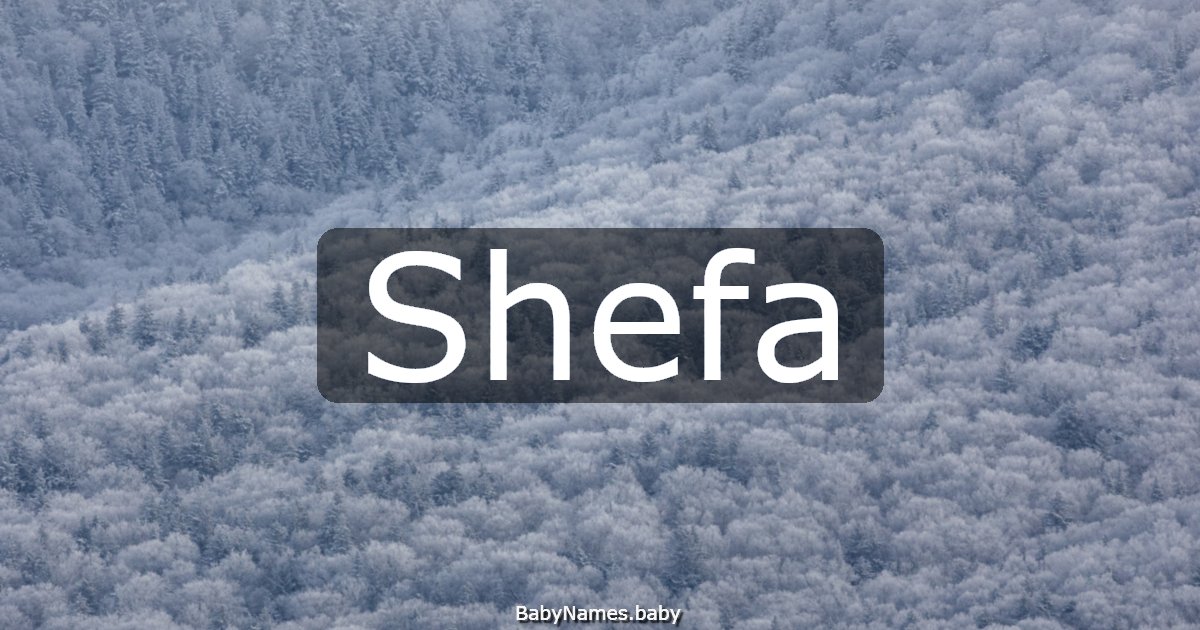 Shefa