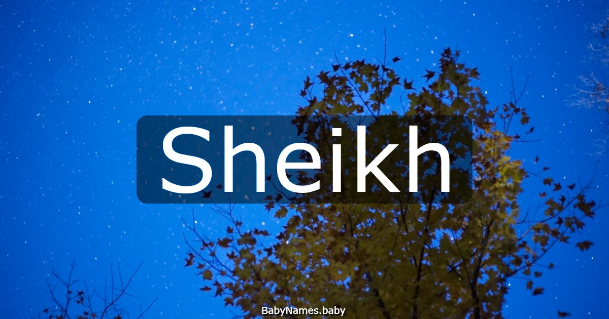 Sheikh