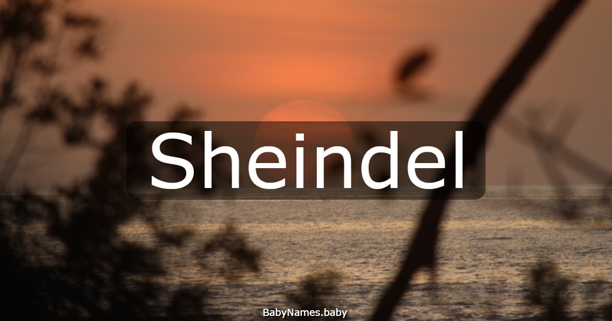 Sheindel
