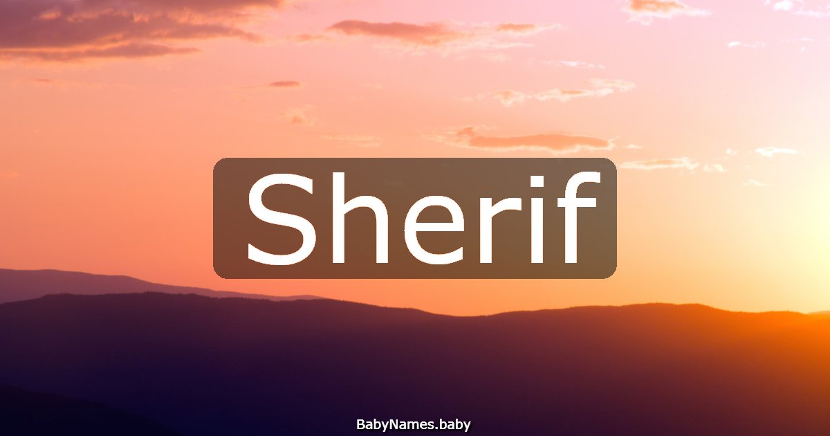 Sherif