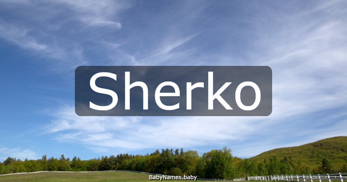 Sherko
