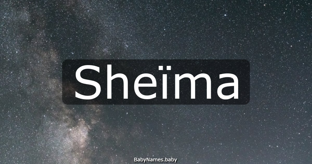 Sheïma