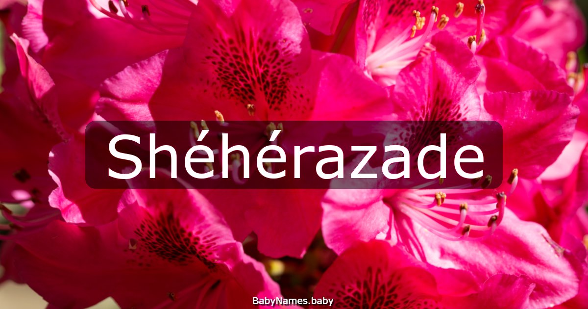 Shéhérazade