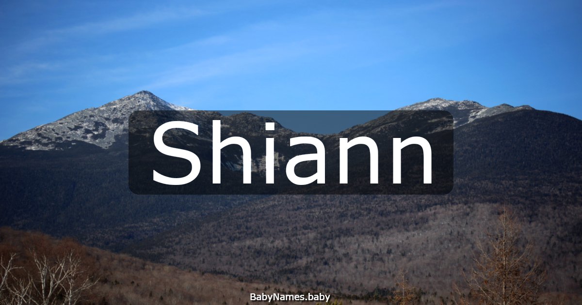 Shiann