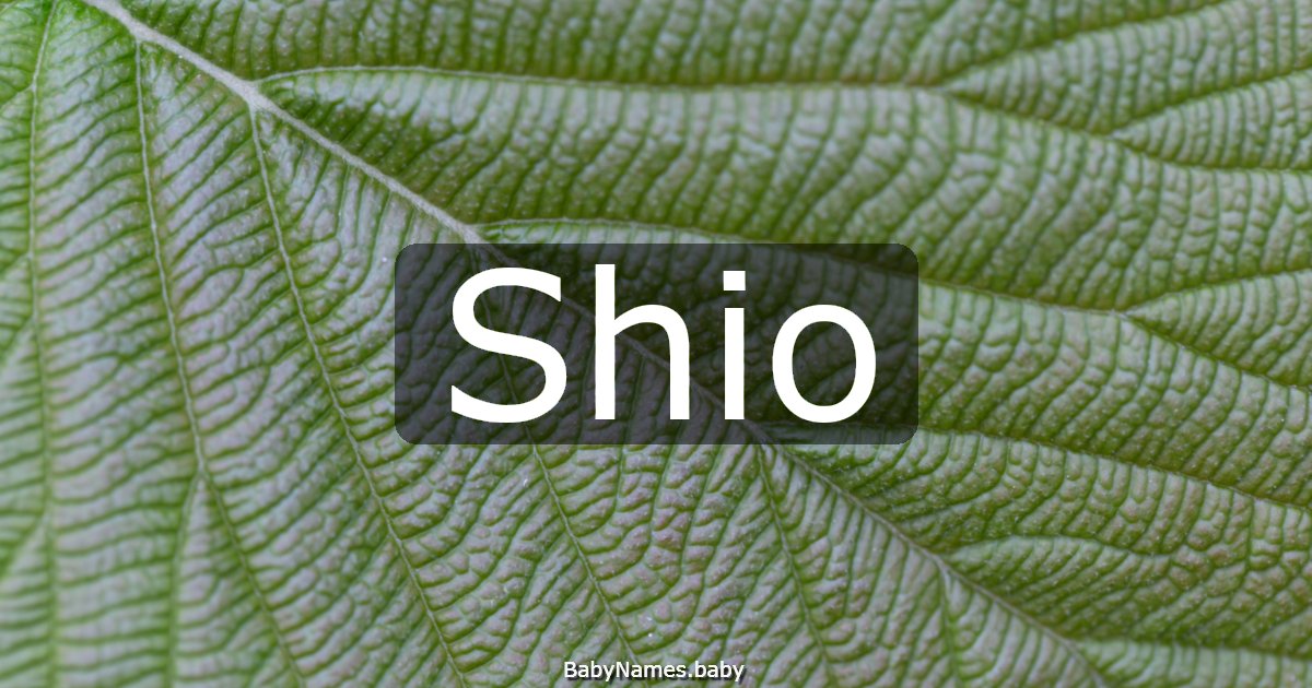 Shio