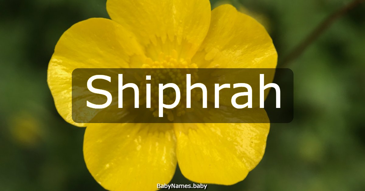 Shiphrah