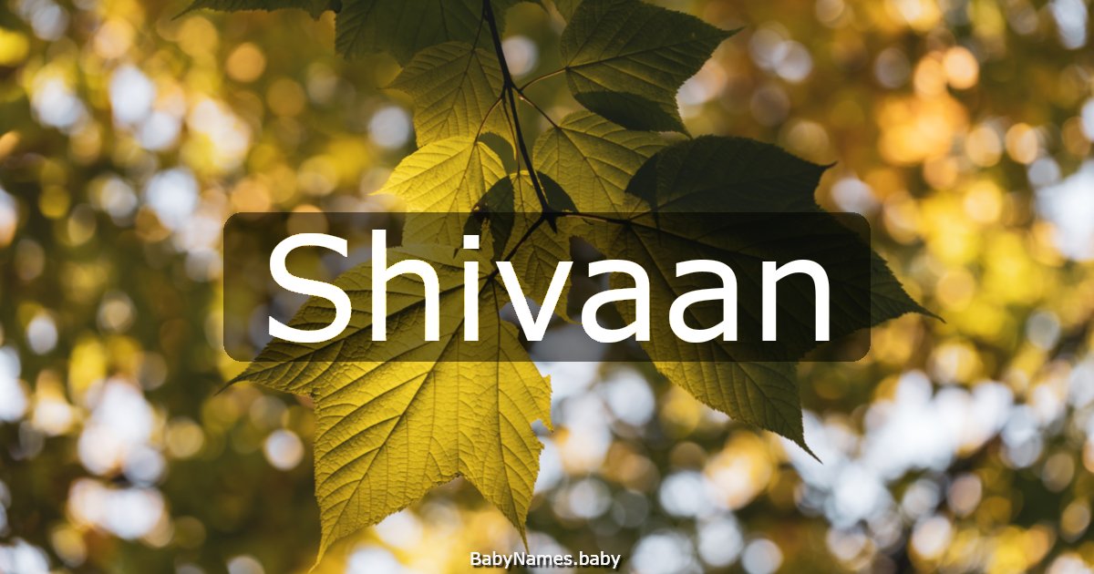 Shivaan
