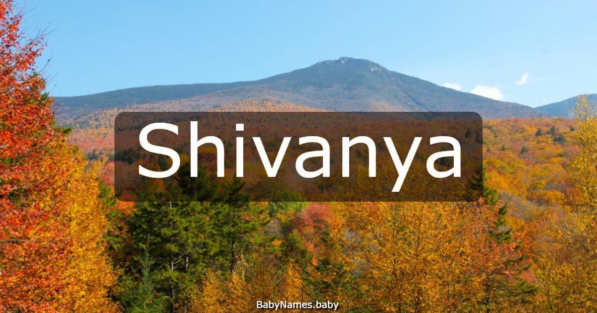 Shivanya