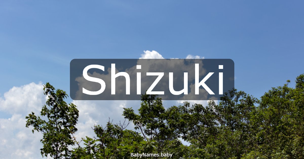 Shizuki