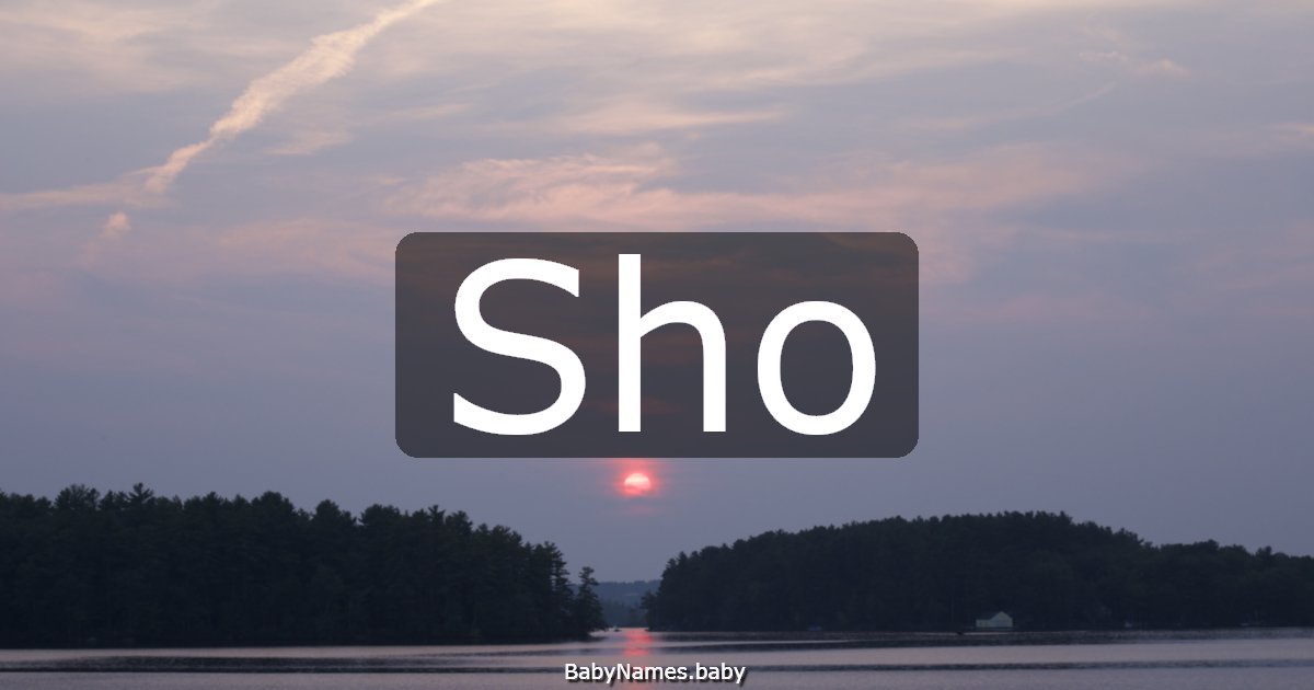 Sho