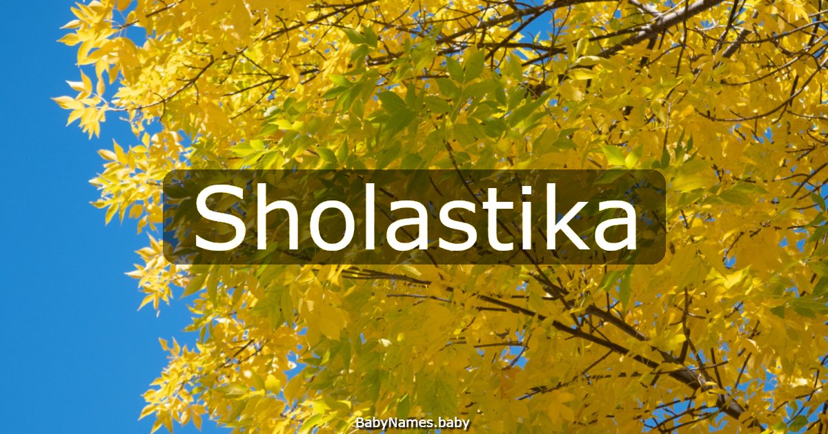 Sholastika