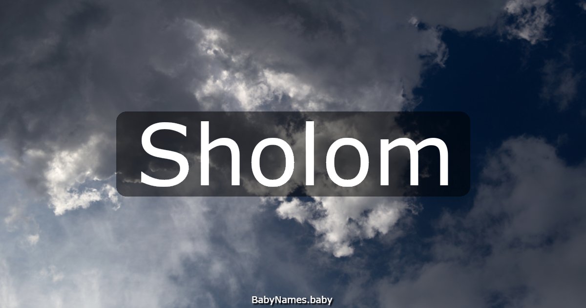 Sholom