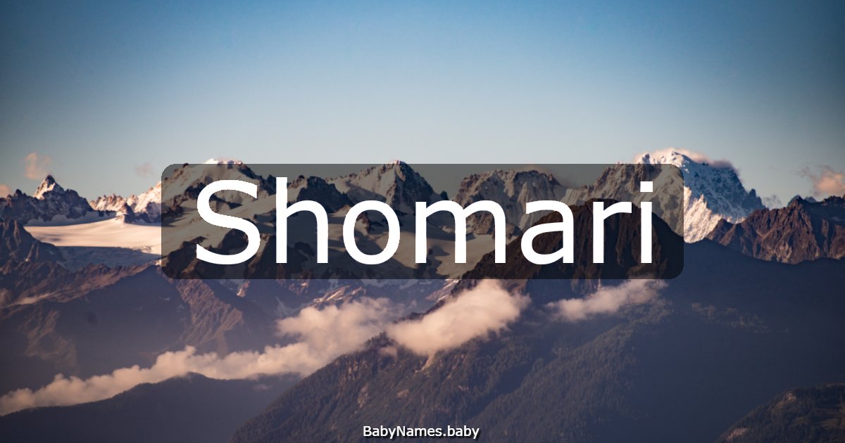 Shomari